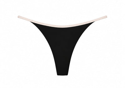 CALCINHA FITA PRETO - NUDE