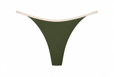 CALCINHA FITA VERDE MILITAR - NUDE