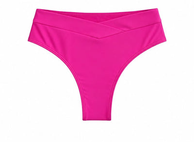 CALCINHA CÓS MÉDIO PALA CRUZADA ROSA PINK