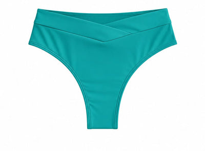 CALCINHA CÓS MÉDIO PALA CRUZADA VERDE JADE