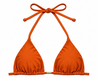 TOP CORTININHA BÁSICO LARANJA