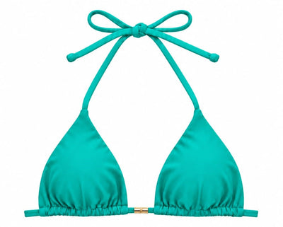 TOP CORTININHA BÁSICO VERDE JADE