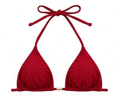 TOP CORTININHA BÁSICO VERMELHO CEREJA