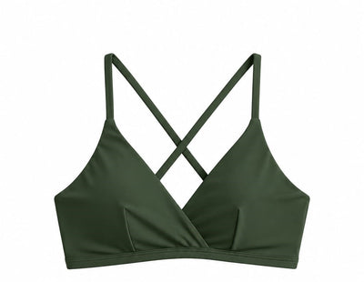 TOP FIXO TRANÇADO COSTAS VERDE MILITAR