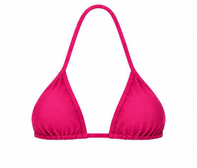 TOP CORTININHA FITA ROSA PINK
