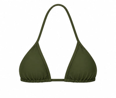 TOP CORTININHA FITA VERDE MILITAR