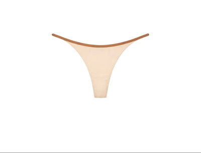 CALCINHA FITA NUDE - CARAMELO