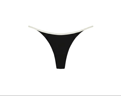 CALCINHA FITA PRETO - NUDE