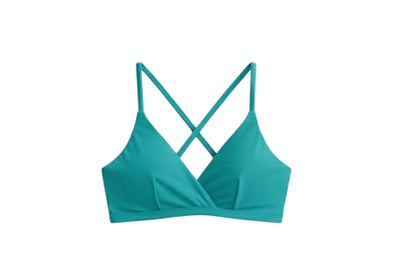 TOP FIXO TRANÇADO COSTAS VERDE JADE
