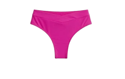 CALCINHA CÓS MÉDIO PALA CRUZADA ROSA PINK