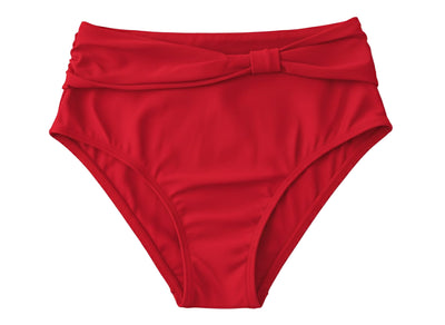 CALCINHA HOT PANTS DETALHE FRENTE VERMELHO CEREJA