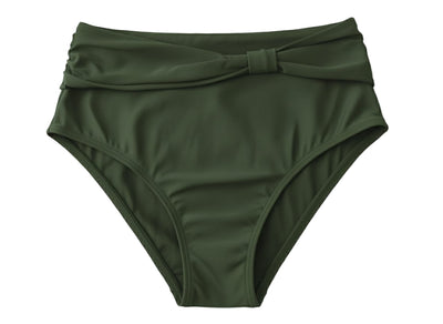 CALCINHA HOT PANTS DETALHE FRENTE VERDE MILITAR