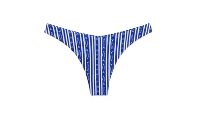 CALCINHA ASA DELTA BÁSICA ESTAMPADA SARDINHAS AZUL MARINHO